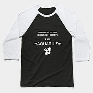 Aquarius 02 Baseball T-Shirt